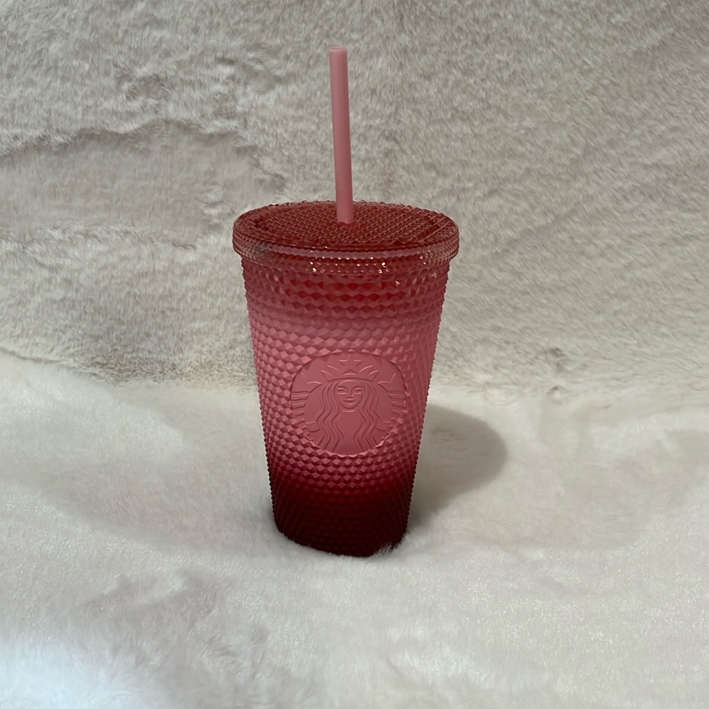NWT Pink Ombré short Studded Tumbler